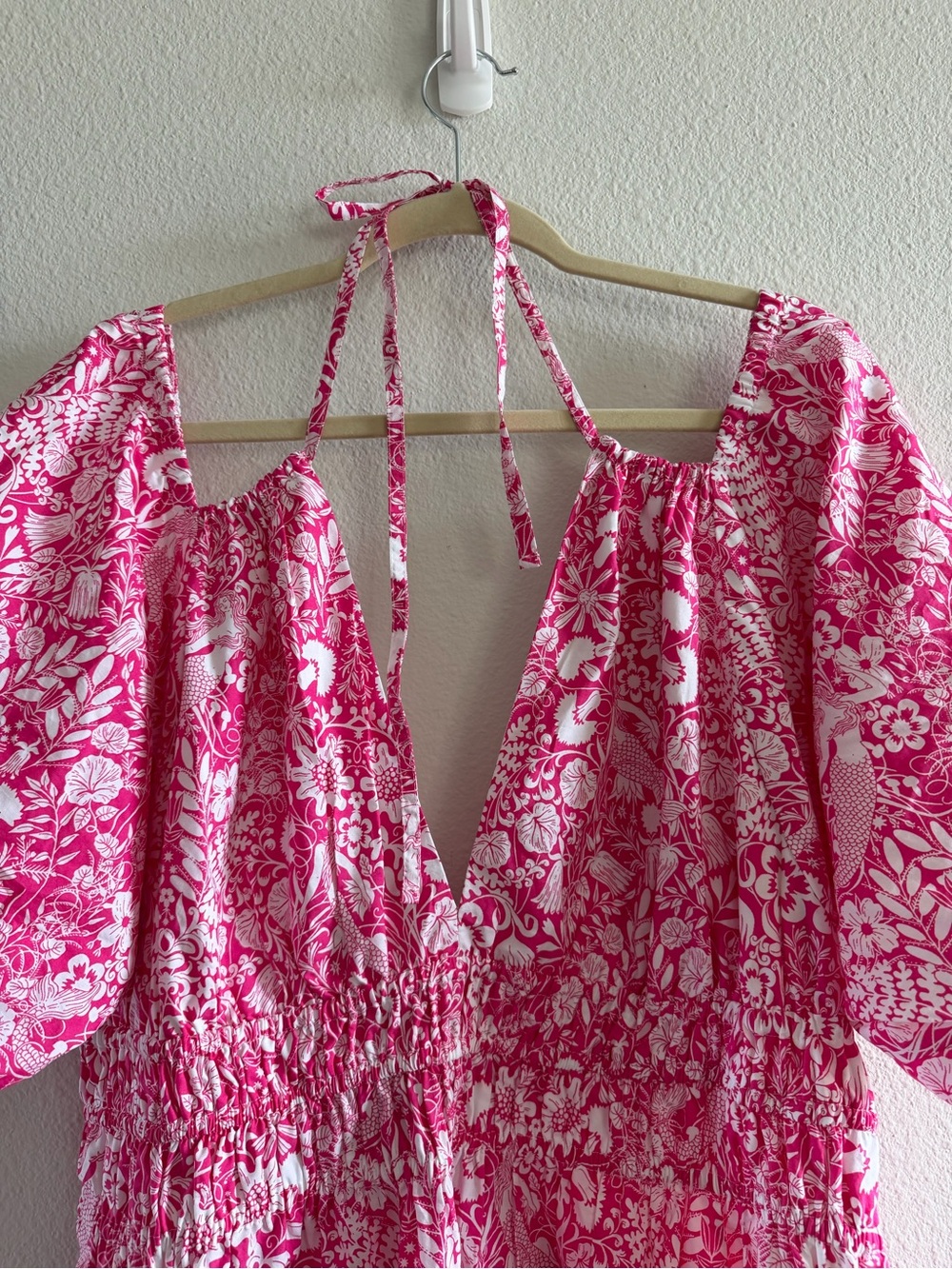 NWT J. Crew Collection Open Back Smocked Waist Maxi Dress size XXL - Picture 4 of 6